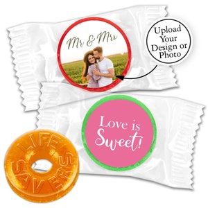 Custom Life Saver Candy, Custom Candies, Personalized Life Saver Candy, Wedding Life Savers, Baby Shower Favors, Custom Party Favors