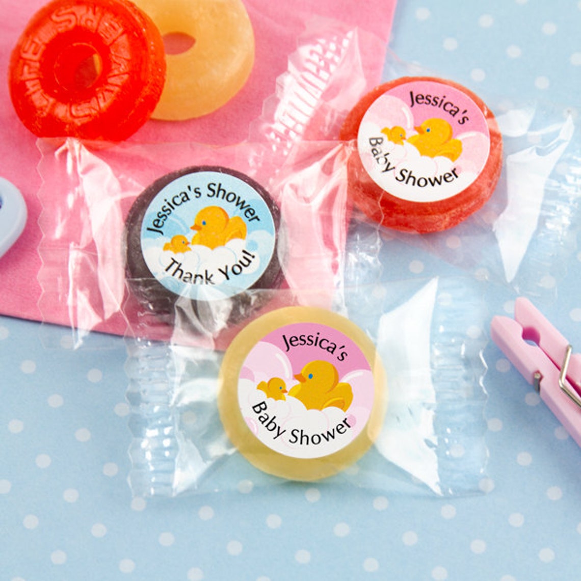 Baby Shower Favor Candy Personalized Baby Life Savers Candy Etsy