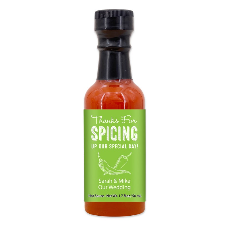 Hot Sauce Wedding Favors Hot Sauce Gift Wedding Favors Mini Etsy
