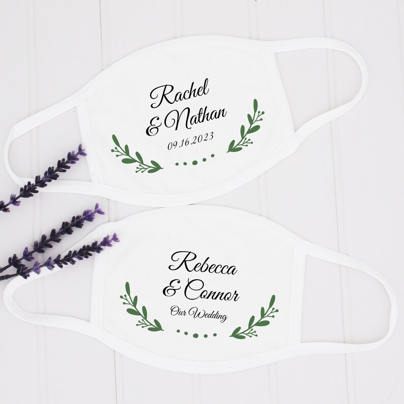 Wedding Guest Mask Personalized Wedding Masks Face Masks for Etsy