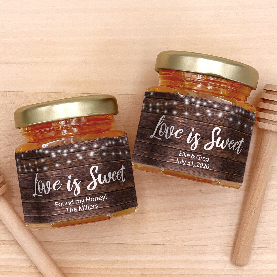 Honey Wedding Favors, Bee Themed Bridal Shower, Honey Bridal Shower