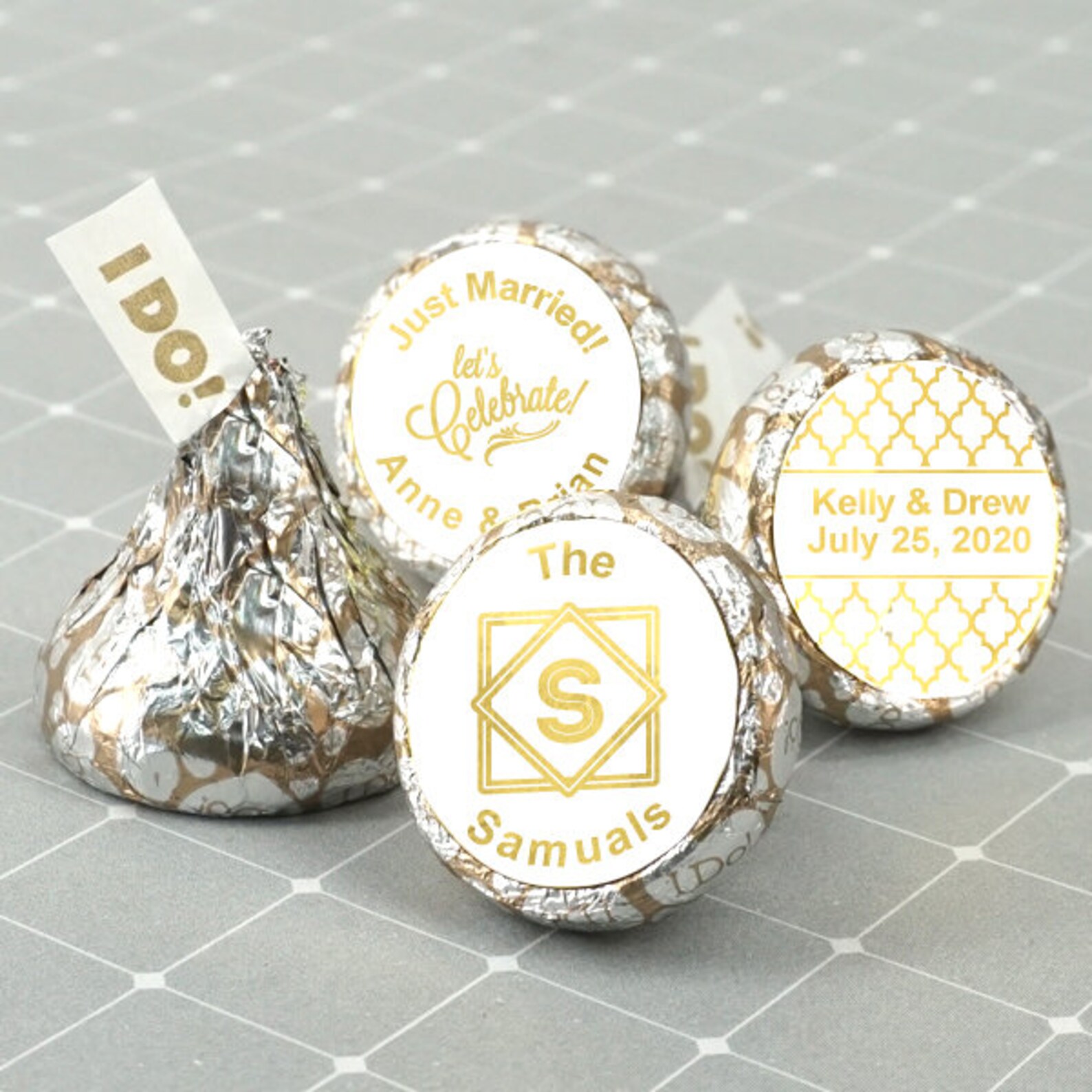 Includes Hershey i Do Plume Kisses Foil Wedding - Etsy