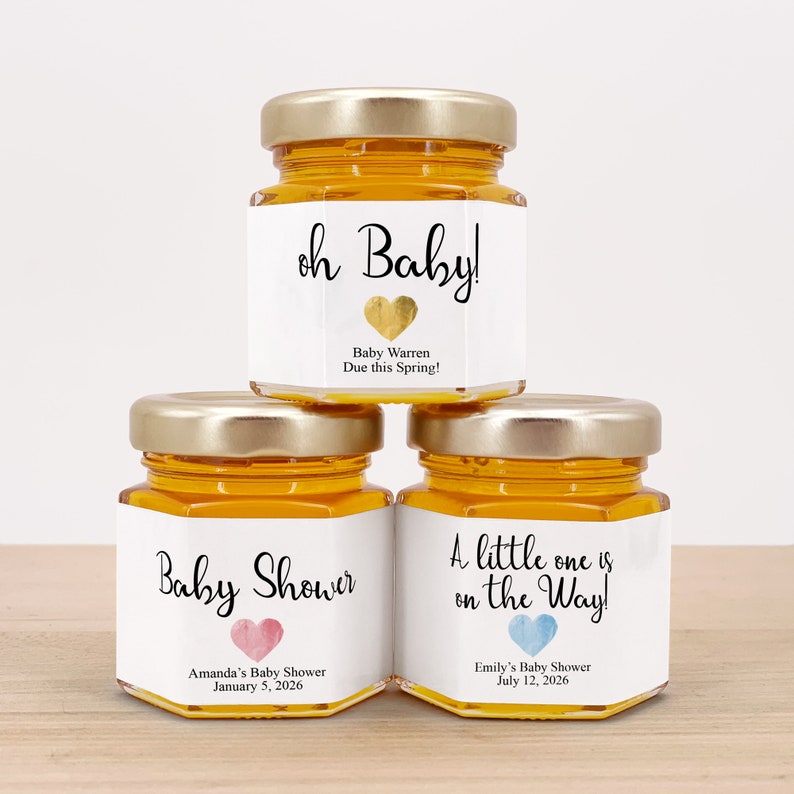 Honey Baby Shower Favors Mini Honey Jar Favors Honey Party Etsy