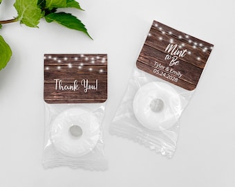 Mint to Be Wedding Favors, Wedding Favor Mints, Firefly Lights Favors, Cute Wedding Favors, Mint Life Savers, Edible Wedding Favors