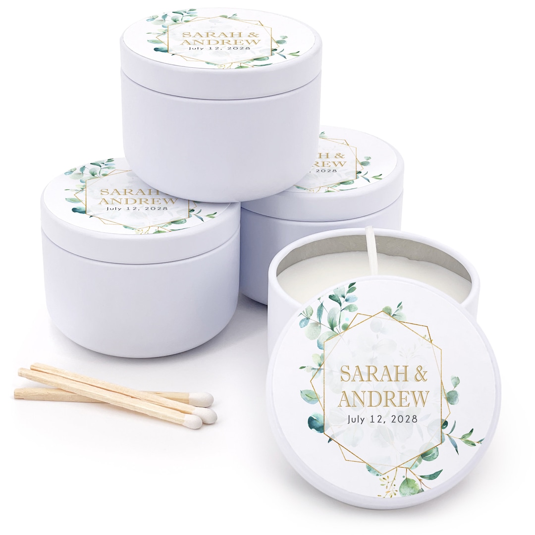 Personalized Candles, Bulk Wedding Favors, Bridal Shower Favor for ...