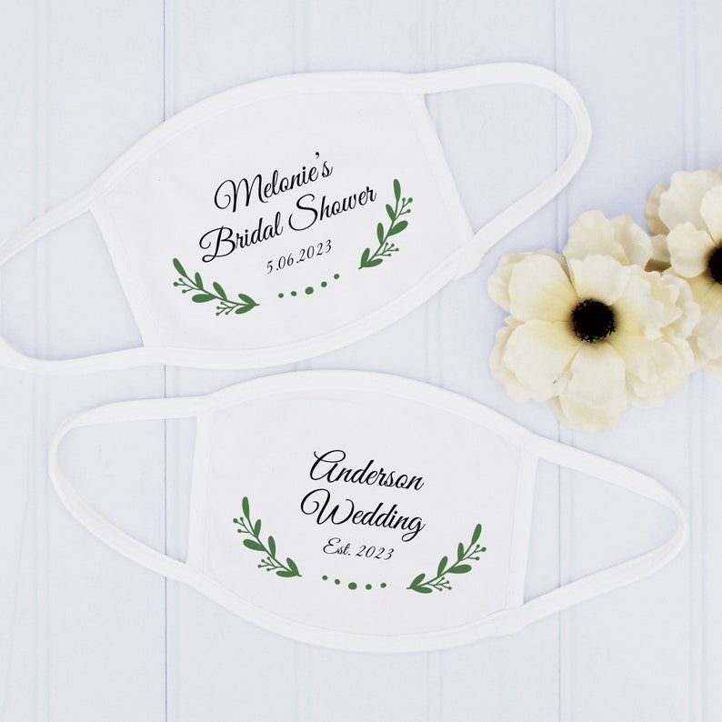 Wedding Guest Mask Personalized Wedding Masks Face Masks for Etsy