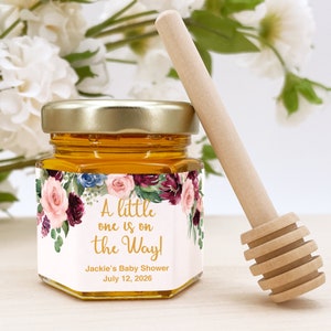 Honey Baby Shower Favors, Honey Party Favors, Bee Themed Baby Shower, Honey Bee Party Favors, Mini Honey Jar Favors, Baby Shower Girl