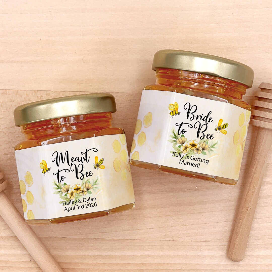 Honey Wedding Favors, Bee Themed Bridal Shower, Honey Bridal Shower