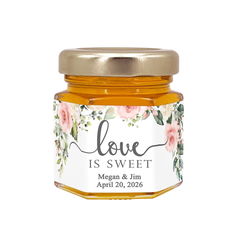 Honey Wedding Favors Bee Themed Bridal Shower Honey Bridal Etsy