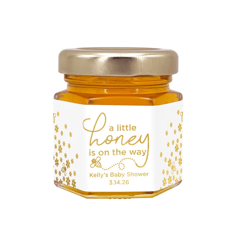 Honey Baby Shower Favors Mini Honey Jar Favors Honey Party Etsy