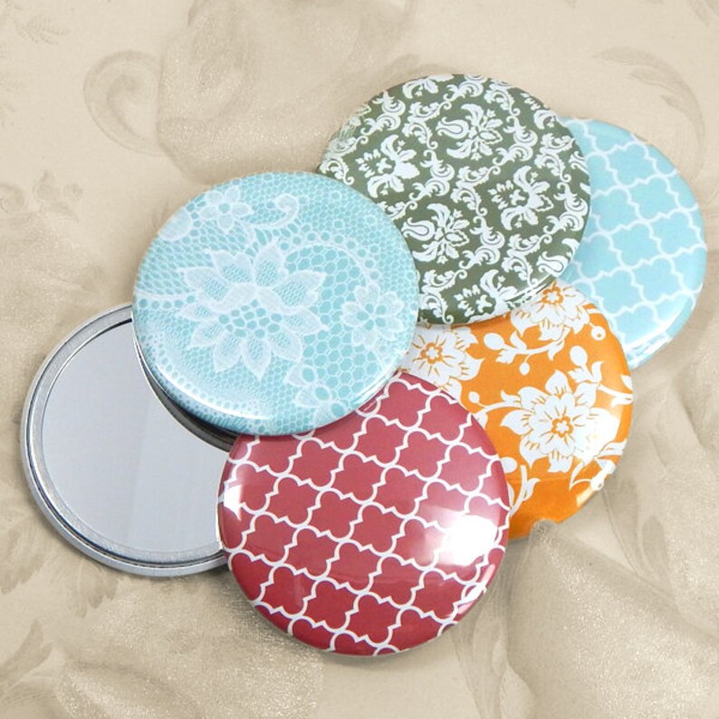 Assorted Vintage Compact Mirror Favors Wedding Shower Favors Etsy