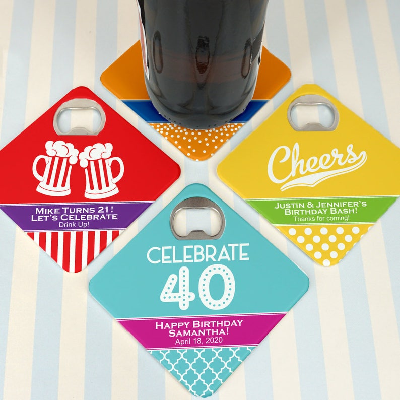 Birthday Party Favors Adult Birthday Personalized Bottle Etsy