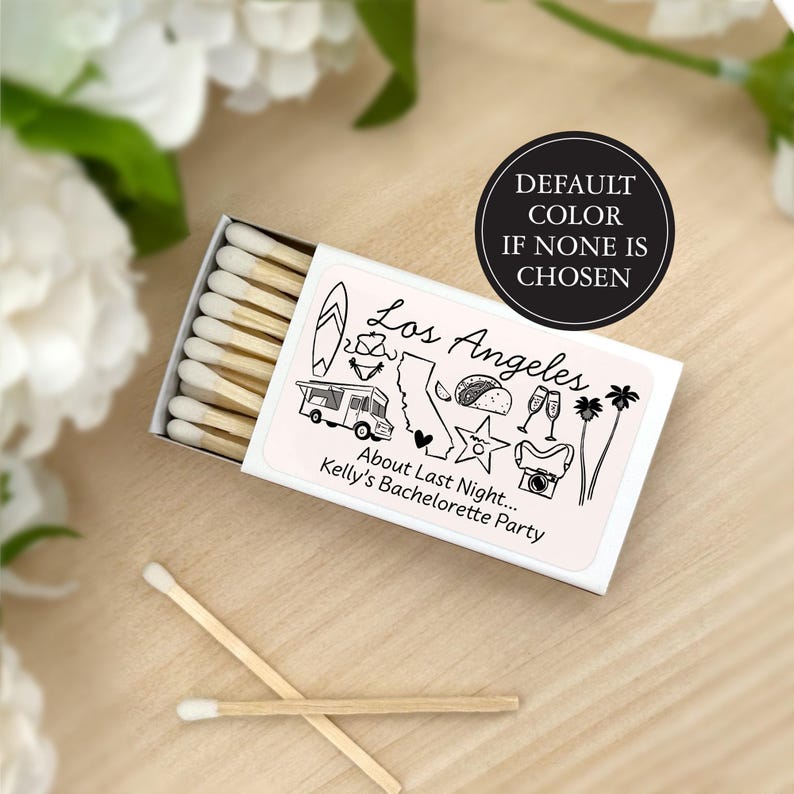 Matchs Box Mat Custom Match Boxes, Wedding Matches, Bachelorette Party Favor ...