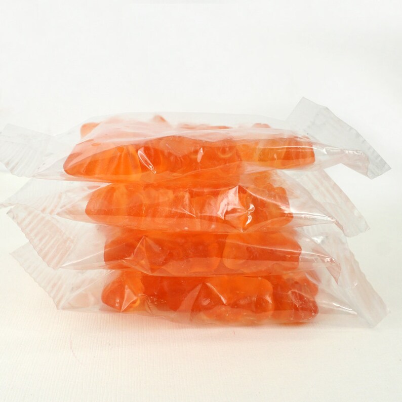 Wedding Favor Gummy Bears Personalized Champagne Gummy Bears Set of 20