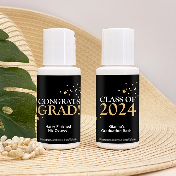Graduation Sunscreen Party Favor - Etsy
