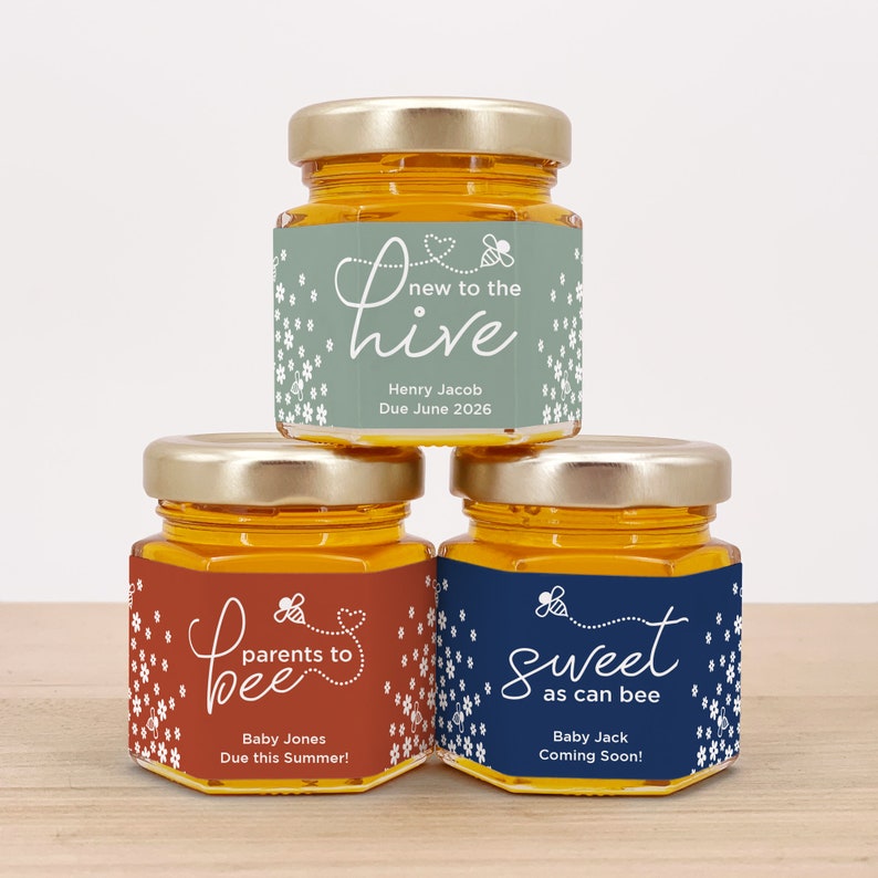 Honey Baby Shower Favors Mini Honey Jar Favors Honey Party Etsy