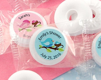 100 Baby Shower Favors,  Unique Baby Showers, Personalized Life Saver Mints, Boy Baby Shower Favor, Baby Shower Favor Girl - Set of 100