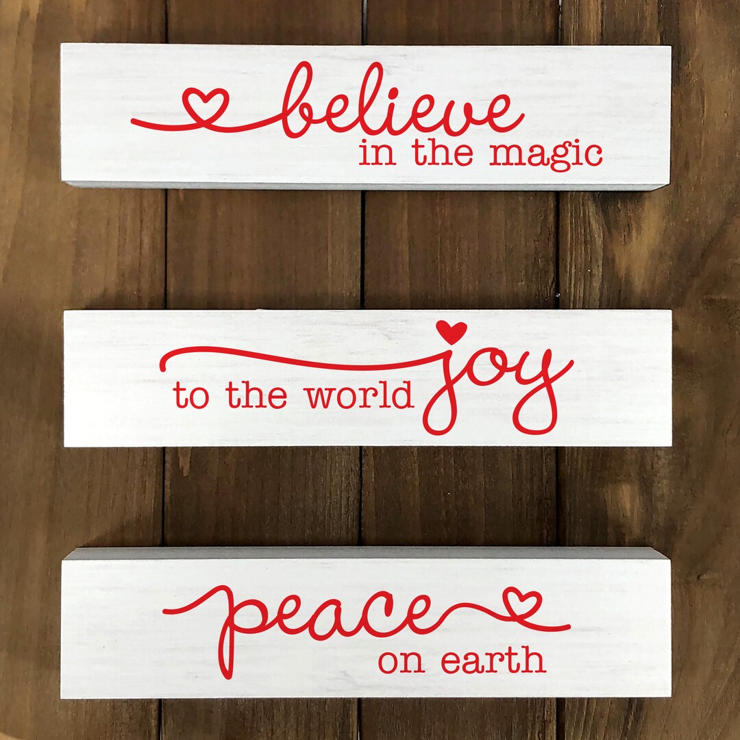 Believe In The Magic Of Christmas Wood Framed Print | A Cottage in the City