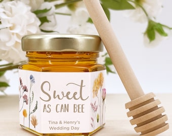 Honey Wedding Favors, Bee Themed Bridal Shower, Honey Bridal Shower Favors, Honey Favors, Mini Honey Jar Favors, Meant to Bee Wedding Favors