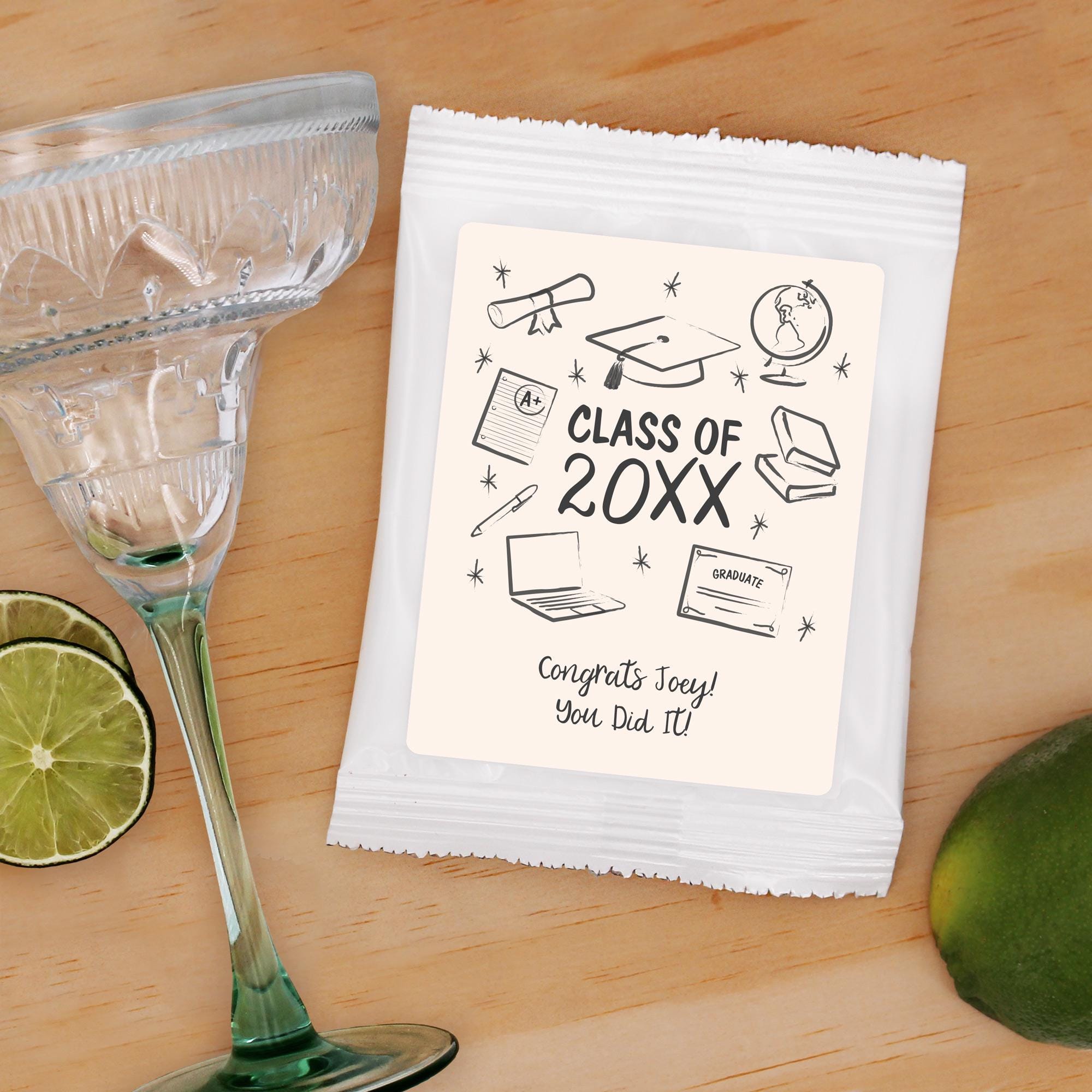 Margarita Graduation Favors, Margarita Party Favors, High School Grad ...