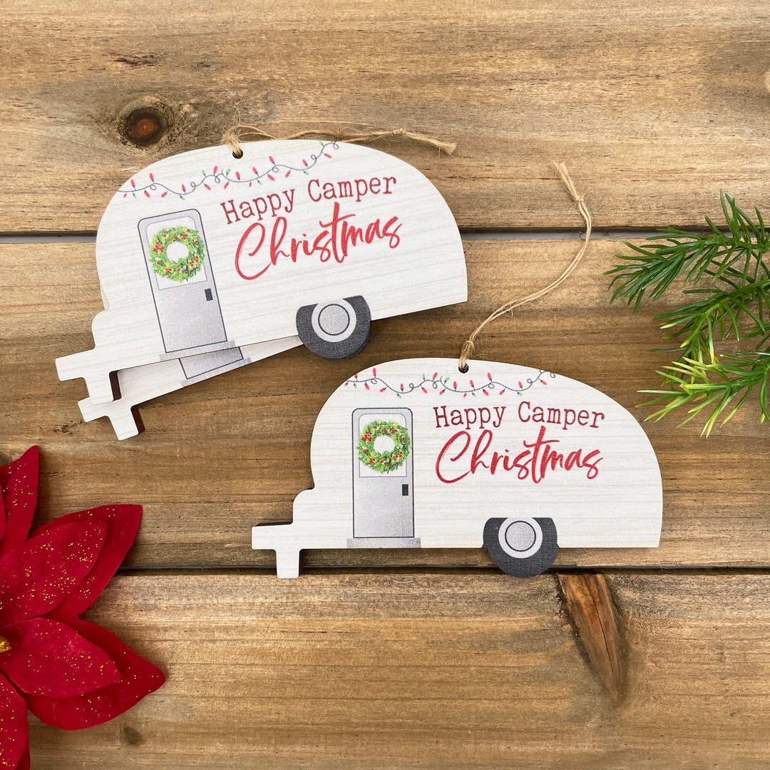 Happy Camper Christmas Ornament 