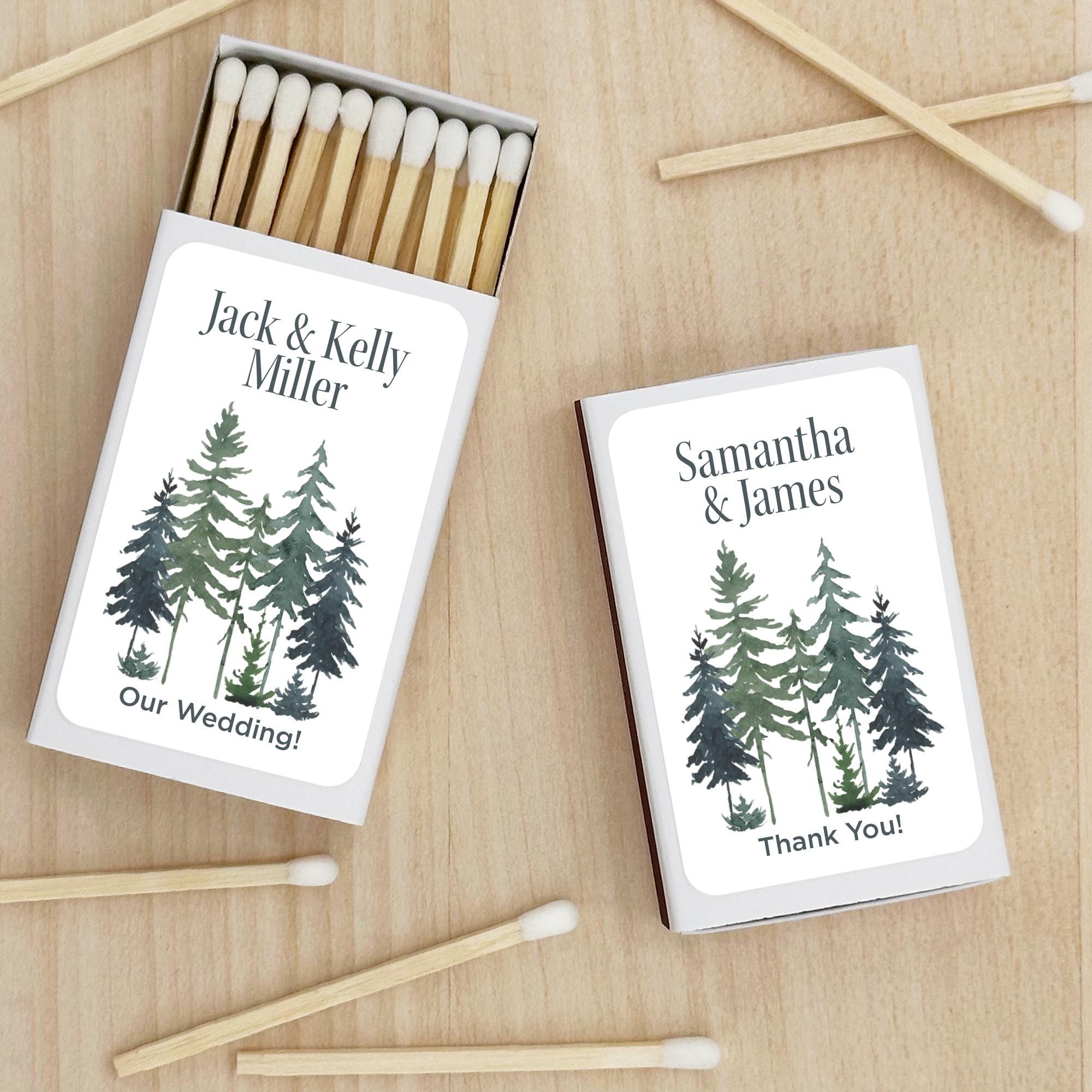 Personalized Wedding Matchboxes