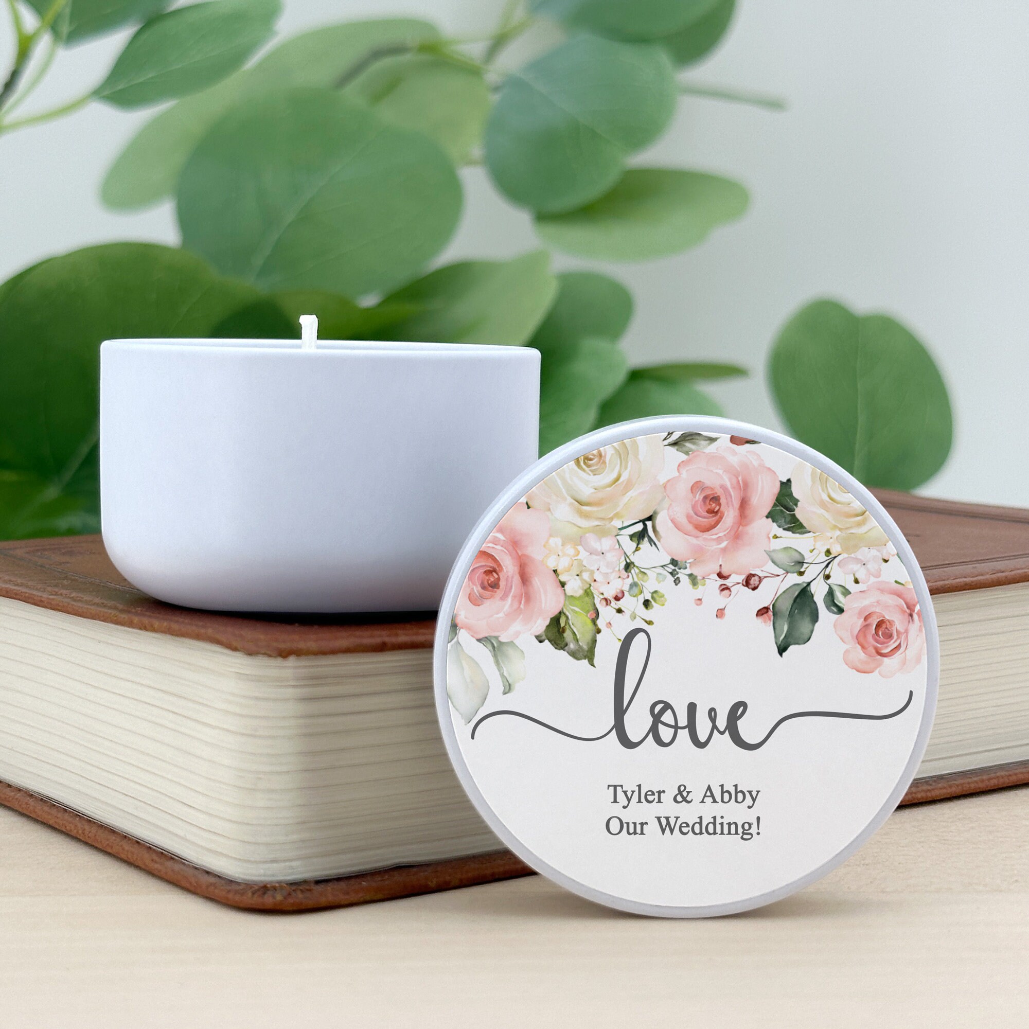 Custom Mini Lavender Candles, Bulk Wedding & Bridal Shower Favors ...
