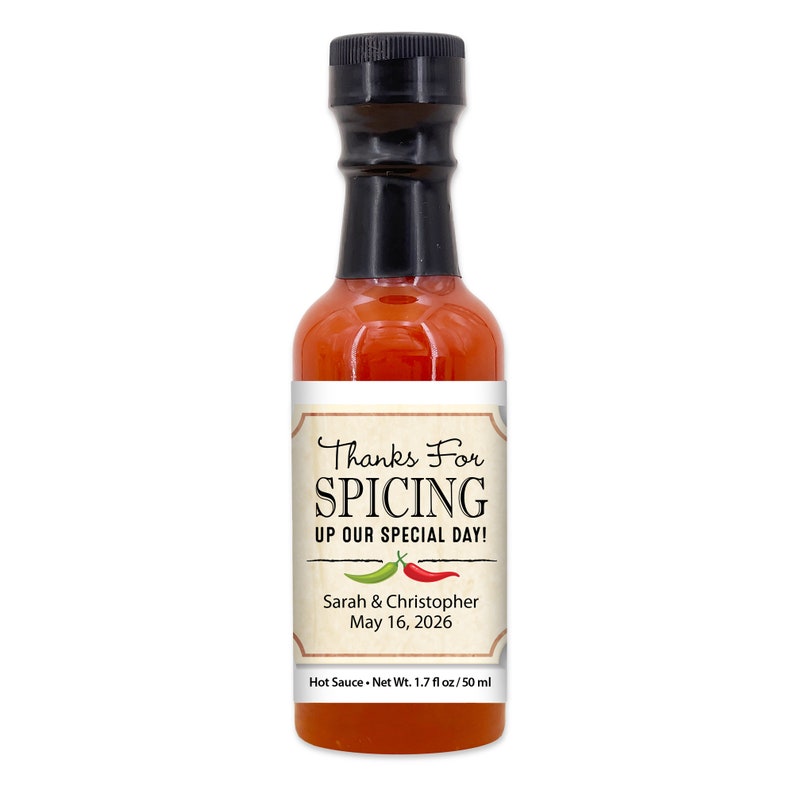 Hot Sauce Wedding Favors Hot Sauce Gift Wedding Favors Mini Etsy
