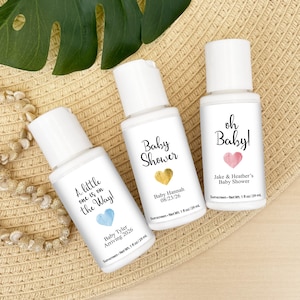 Sunscreen Baby Shower Favors, Baby Shower Girl, Baby Shower Boy, Sunscreen Favors, Oh Baby Themed Baby Shower - Set of 12