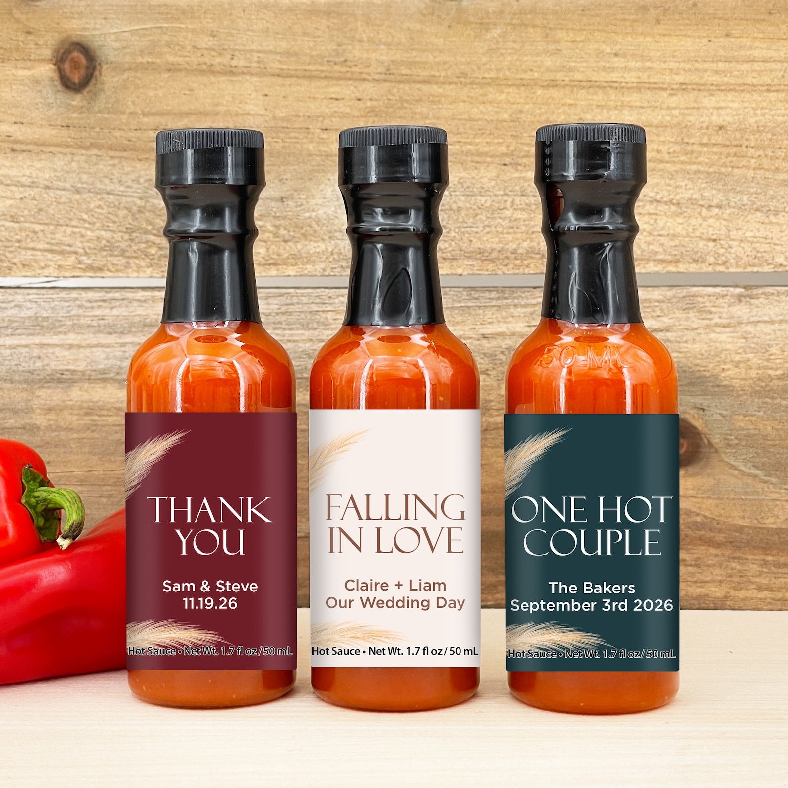 Hot Sauce Wedding Favors, Hot Sauce Gift, Mini Hot Sauce, Custom Hot Hot Sauce Wedding Favors, Hot Sauce Gift, Mini Hot Sauce, Custom Hot