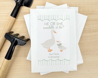 Silly Goose Themed Baby Shower Ideas, Custom Wildflower Seed Packets