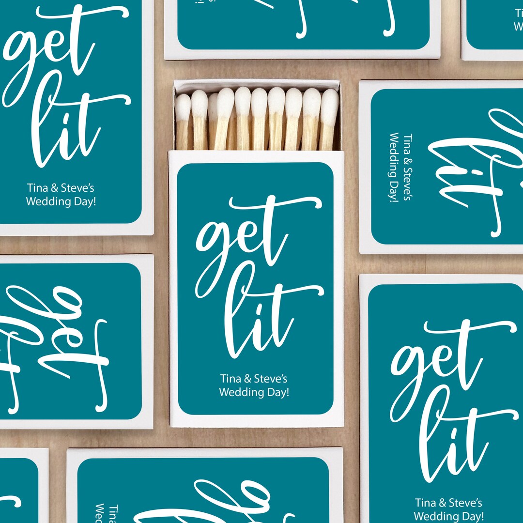 Personalized Wedding Matches, Get Lit Matches, the Perfect Match