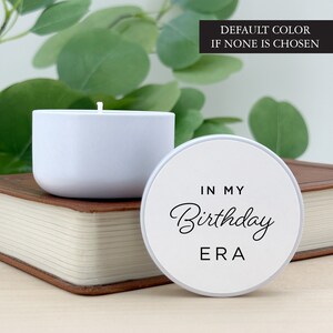 In My Era, Personalized Candles, Bulk Wedding Favors, Bridal Shower Favor for Guests, Candle Favors, Graduation Favors, 2 oz mini candles