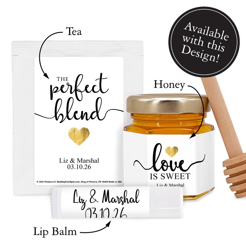 Honey Wedding Favors Bee Themed Bridal Shower Honey Bridal Etsy