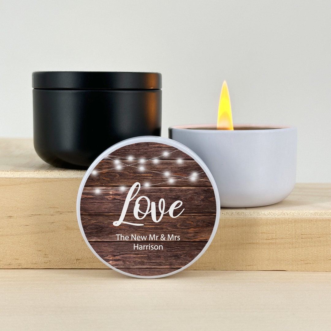 Personalized Candles, Bulk Wedding Favors, Bridal Shower Favor for ...