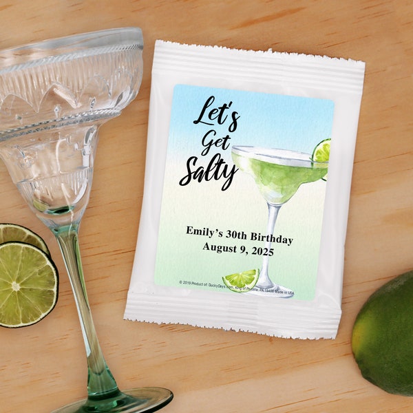 Margarita Party Favors, Party Favor Margs, Girls Weekend Party Favors, Bachelorette Margaritas, Tequila Lime and Sunshine  - Set of 24
