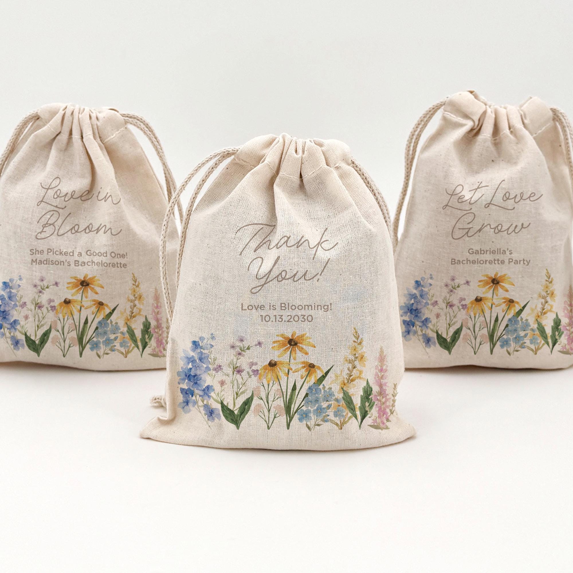 Mini Drawstring Tote Bag