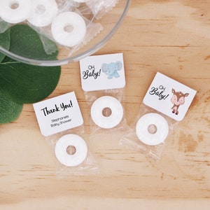 Life Saver Mint Baby Shower Favor, Safari Animal Baby Shower, Woodland Animal Baby Shower, Baby Announcement, Personalized Life Savers Mints