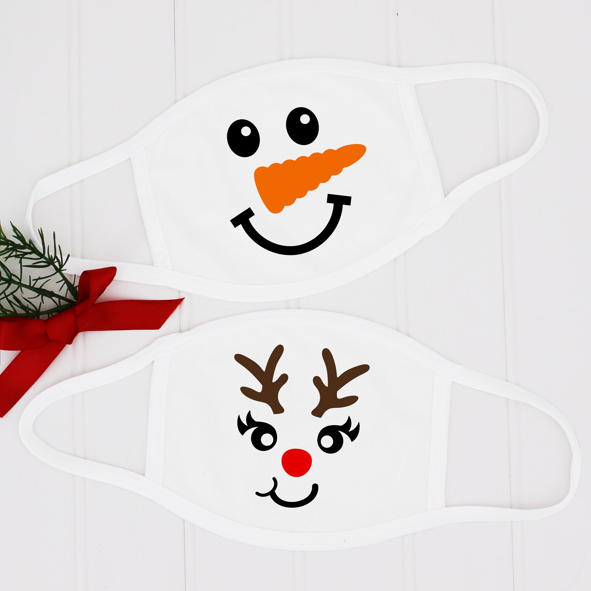 Christmas Face Masks Holiday Face Mask Christmas Party Mask Etsy