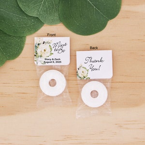 Life Savor Wedding Favors, Mint to Be Favors, Wedding Favor Mints, Watercolor Floral Favors, Cute Wedding Favors, Mint Favors, Edible Favors