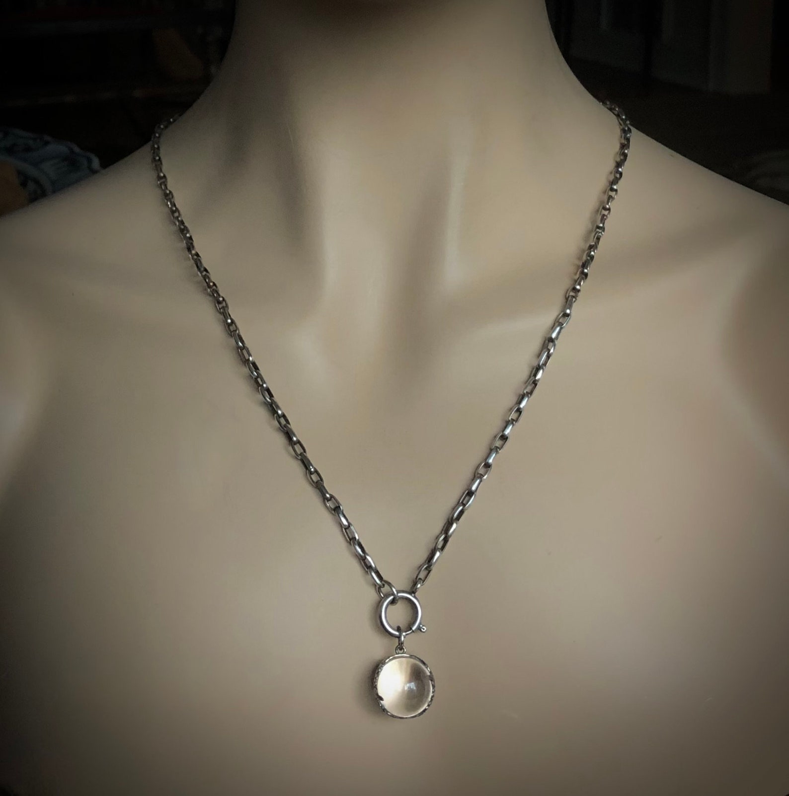 Vintage 25 Sterling WATCH CHAIN or NECKLACE or Wrap Etsy