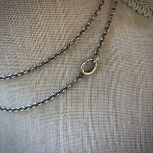 Vintage Old Stock 16&quot; to 36&quot; Solid STERLING BELCHER Chain / Substantial 2.5mm Wide Link / For Locket, Pendant, Necklace / OOAK / Unisex