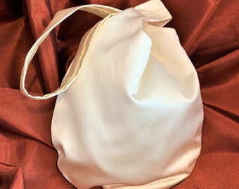 satin wristlet
