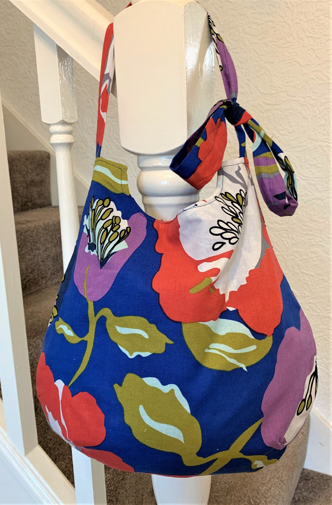 Ladies Shoulder Bag Floral Shoulder Bag Wild Flowers Design Etsy