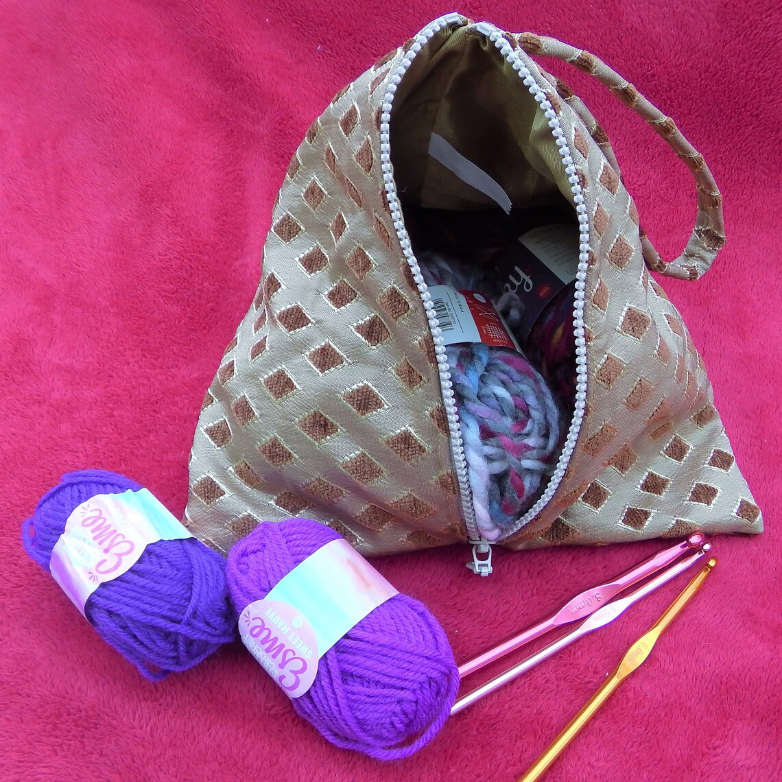 Project Bag Knitting Project Bag Crochet Project Bag Etsy UK
