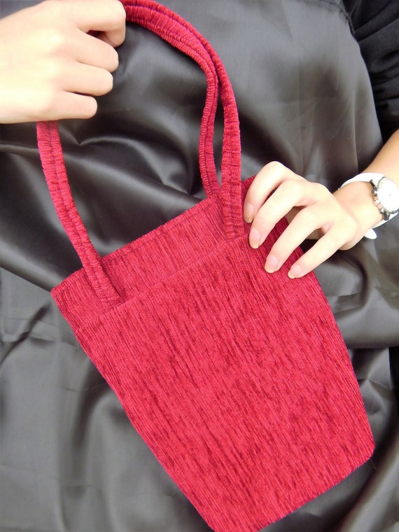 Corduroy tas met rits sale