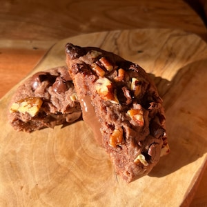 Double Chocolate and Pecan with Nutella stuffing
