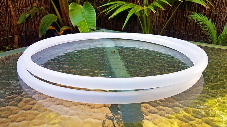 Clear Natural Polypro Hula Hoop