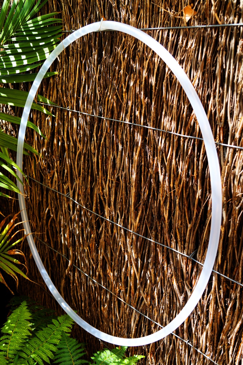 Clear Natural Polypro Hula Hoop