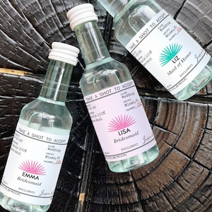 Custom Tequila Bottle Label, Bridesmaid Proposal Gift, Casamigos Tequila Labels, 21st Birthday Gift, Groomsman Tequila Gift, Casamigos Label